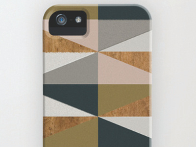 Diamonds color diamonds geometric iphone case wood grain