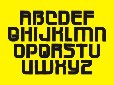 FOUNDFONT™ Presto Alphabet typography