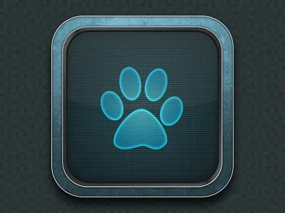 Digital App Icon digital glow ios icon screen tech