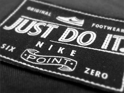 Just Do It Bro apparel hat label logo nike