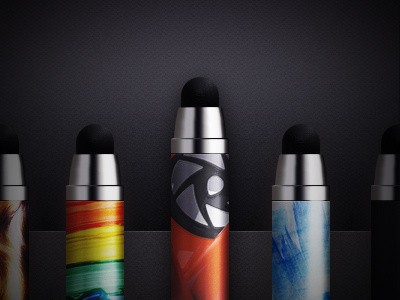 Pens app brush iphone menu pen photoshop scroller stylus