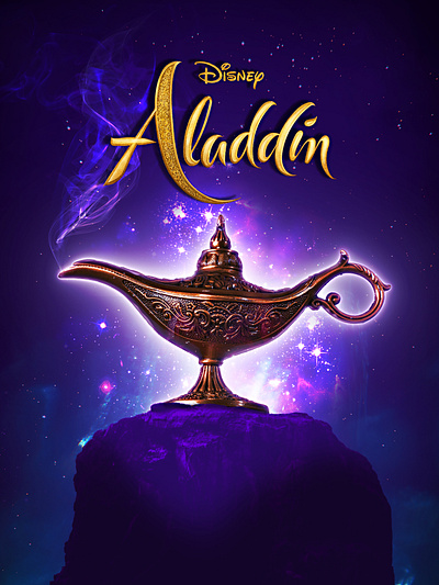 Aladdin Movie Poster graphic design manipulationart photoshop poster design