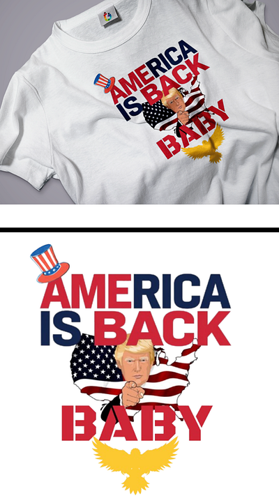 T-Shirt Design america branding business design graphic design illustration logo t shirt typography