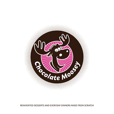 Chocolate Moosey-logo brand chocolate graphic design logo moose