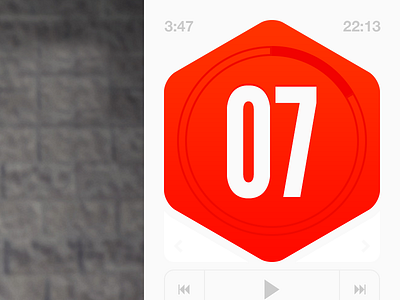 Hex Timer hexagon ipad timer ui