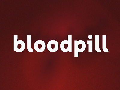 Lowercase font gradient red sans serif typeface