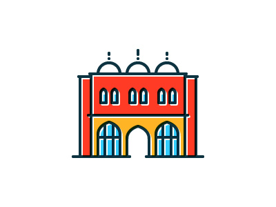 Spice Bazaar 34 architect kasemi bazaar building carsisi center egyptian eminonu fatih icon illustration istanbul miniature minimal misir shop shopping spice symbolicistanbul symbolicities trade turkey