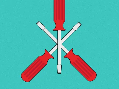 Screwdrivers fratter fun illustration invenio invenio design nick