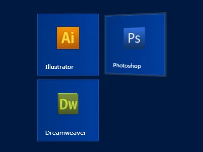 CSS3 animate Window 8 buttons adobe button css3 metro perspective rotation transitions windows