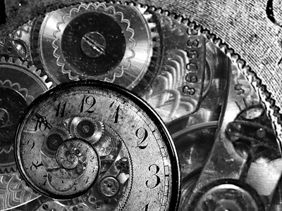 illustration in progress droste grayscale illustration spirals time