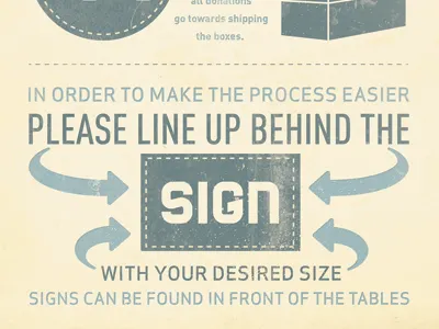 T-Shirt Donation poster 2.0 charity donation fundraiser gift grunge icon ministry operation christmas child t shirt texture type