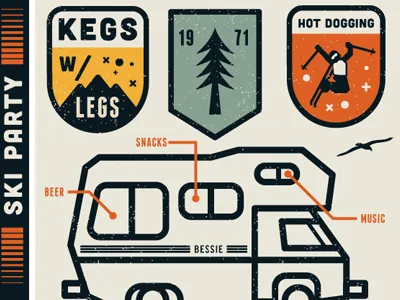 Kegs with Legs Excerpt kegs party skiing