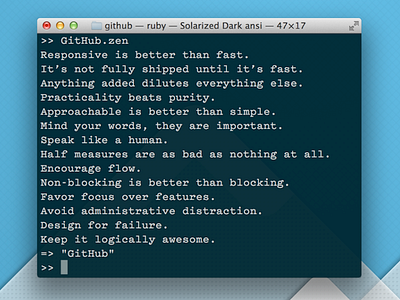 The Zen of GitHub github