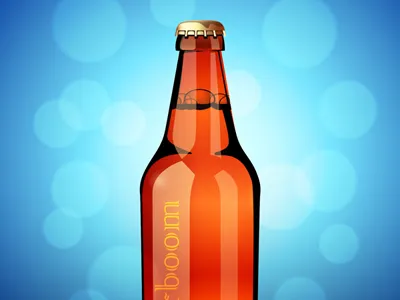 Vector Beer Bottle beer glass illustrator tutorial vector bottle