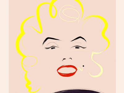 N°5 chanel n°5 illustration marilyn monroe poster