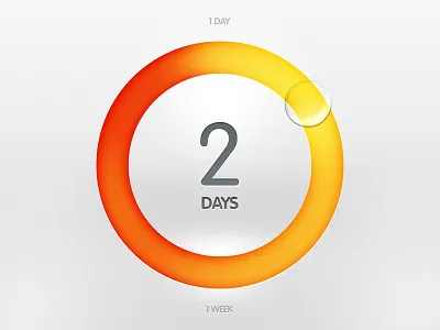 Reminder Dial app clean clear dashboard dial knot minimal mobile reminder ui ux