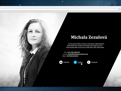 personal microsite black bw microsite personal pr white