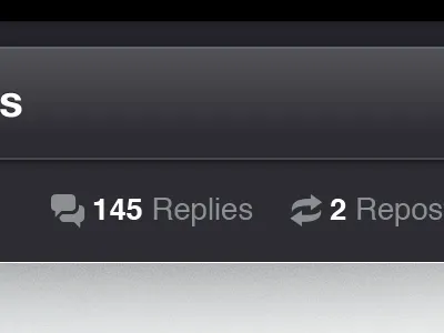 Post Stats gradient icon ipad replies reposts rhino stats