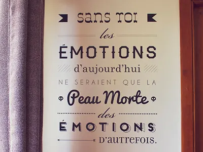 Vinilo [Final] amelie quote type vinyl wall