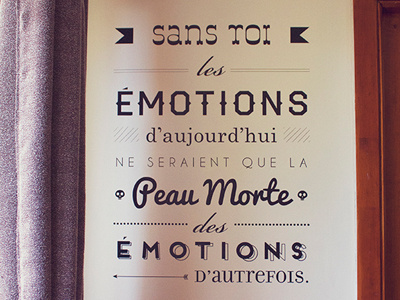 Vinilo [Final] amelie quote type vinyl wall