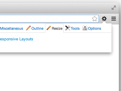 Retina support in Web Developer for Chrome chrome extension retina
