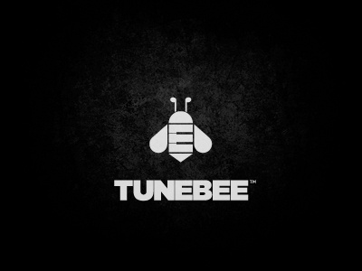 TUNEBEE iconic identity logo design