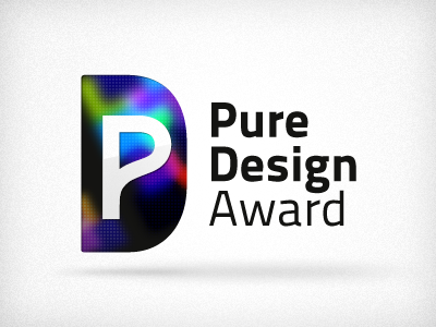 Pure Design Award award design logo