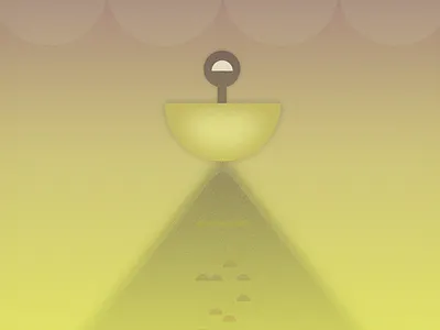 Pyramid album concept cover art design glow gradient music pyramid