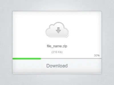 Download Widget download icon progress bar widget