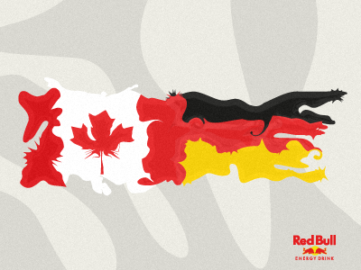 REDBULL CRASHED ICE preview canada flag germany illustration redbull subform