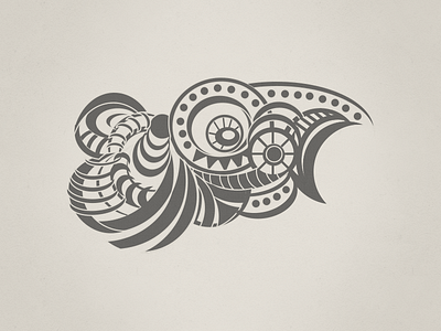 Mad Bird abstract illustration rockatee