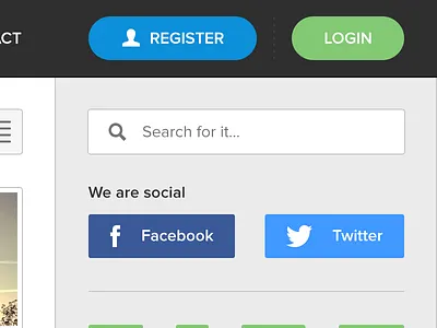 No gradients blue css3 facebook field gradients green grey html5 input no plain search sidebar social twitter