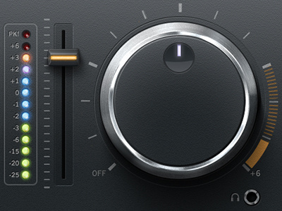 DJ Mixer icon illustration photoshop