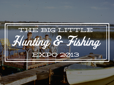 Expo Branding Exploration animal bird branding design family fish fishing gun hunting type typography