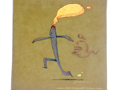 Haunted charles santoso postitnote sketch