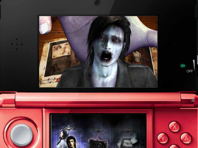 Spirit Camera Close Up display nintendo nintendo 3ds retail spirit camera zombie