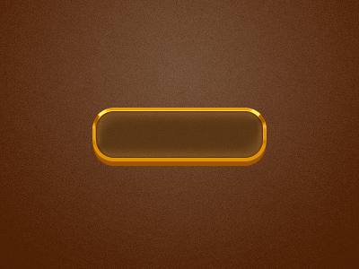 Single Layer Style Gold Button 3d brown button fantasy game gold layer style rpg ui