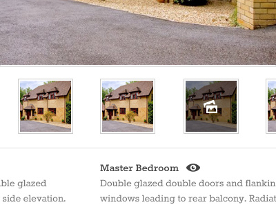 Property Slider clean gallery house housing image slider photo property slider thumbnail thumbs ui website