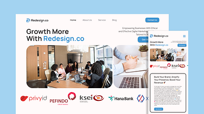 Redesign.co Responsive Website landingpage responsivedesign ui ux web