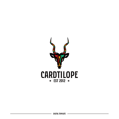 CARDTILOPE - logo africa antilope bar graphic design logo pub