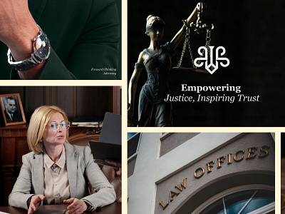 Law Firm Website & Brand Identity Design brand identity branding design law firm logo luxury ui web design website