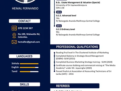 Professional Curriculum Vitae... adobe photoshop graphic design typography