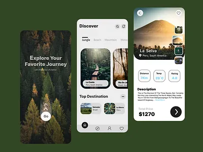 Travel Finder App UI Design... branding icon location ui