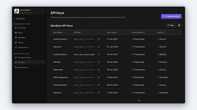 Copy Animation animation dark mode design figma hover product product design prototype saas saas design table ui ui design uiux ux ux design uxui web app web app design web application