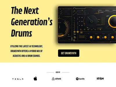 Sound Generating Landing Page UI Design... icon illustration sound ui