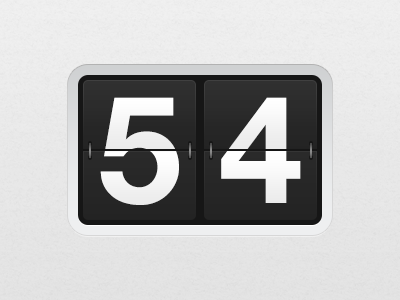 Flip Clock (Free) clock counter flip free numbers psd