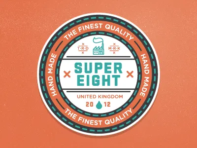 SuperEight Sticker