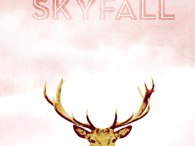 Skyfall fog james bond map stag