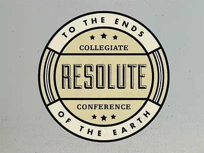 Resolute logo brand college conference duke egyptienne futura icon logo mark sbts seal seminary