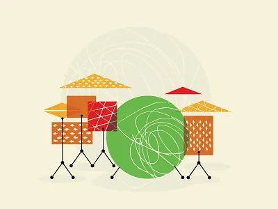 Mod Kit doodledrums illustration overrated savage